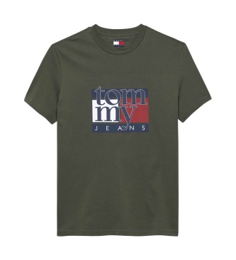 Tommy Jeans T-shirt Ss green