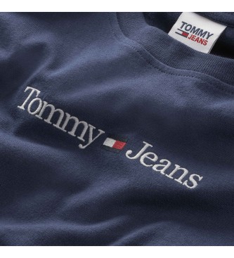 Tommy Jeans Camiseta Linear Logo marino