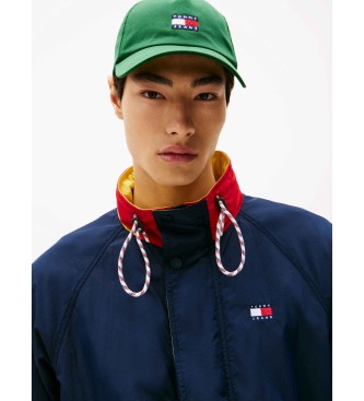 Tommy Jeans Jacka med blockfrgad design och marinbl logotyp