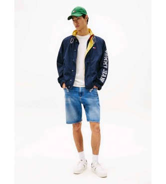 Tommy Jeans Jacka med blockfrgad design och marinbl logotyp