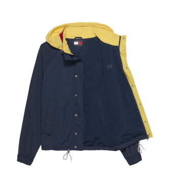 Tommy Jeans Jacka med blockfrgad design och marinbl logotyp