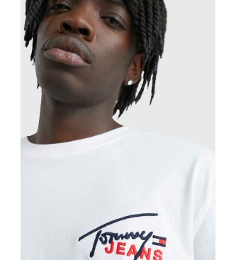 Tommy Jeans T-shirt gráfica branca