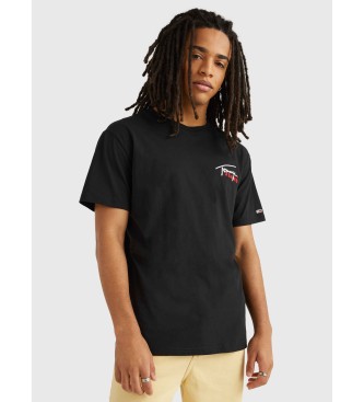 Tommy Jeans Graphic Signature T-shirt black