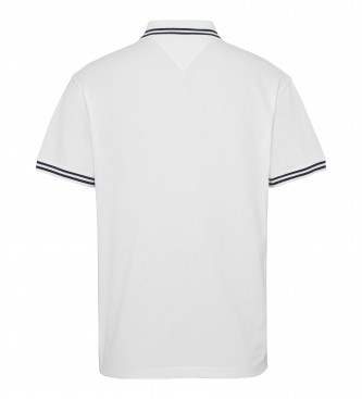Tommy Jeans Polo Tipping hvid