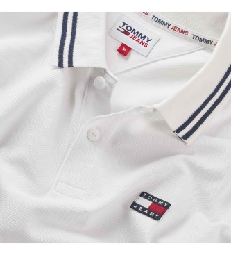 Tommy Jeans Polo Tipping white