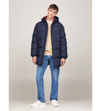 Tommy Jeans Parka essenziale in piumino blu scuro