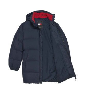 Tommy Jeans Parka essenziale in piumino blu scuro