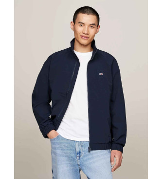 Tommy Jeans Giacca a vento ampia ed essenziale con cerniera blu scuro