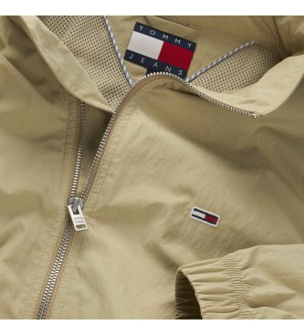 Tommy Jeans Casaco corta-vento Essential bege