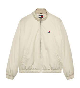 Tommy Jeans Beige wattierte Jacke