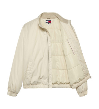 Tommy Jeans Beige wattierte Jacke