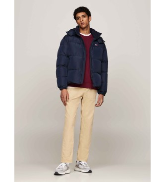 Tommy Jeans Alaska quilted jacket with navy patch