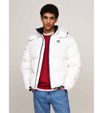 Tommy Jeans Casaco acolchoado do Alasca com remendo branco