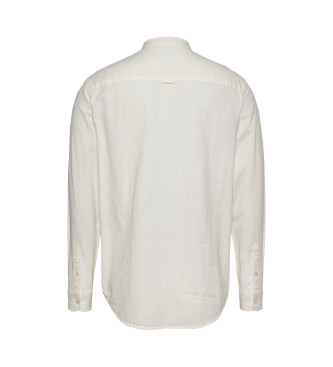 Tommy Jeans Chemise  manches longues blanc cru