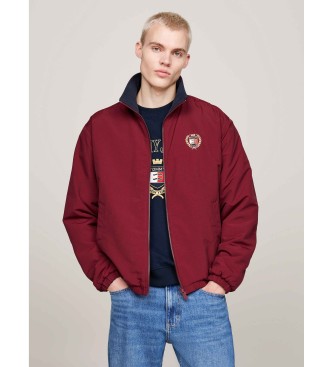 Tommy Jeans Chaqueta Crest Reverse burdeos, marino