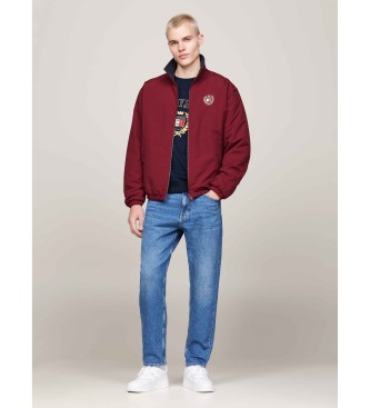 Tommy Jeans Chaqueta Crest Reverse burdeos, marino