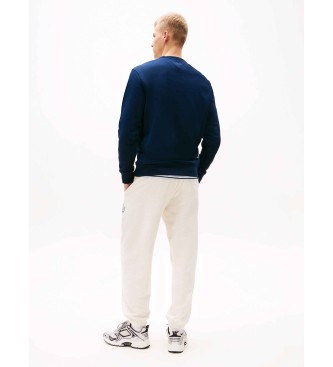 Tommy Jeans Bluza ze ściągaczem i naszywką w kolorze granatowym