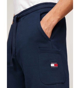 Tommy Jeans Spodenki jogger w kolorze granatowym