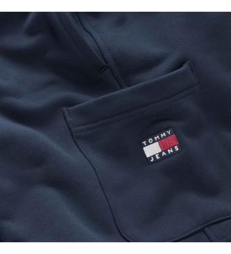 Tommy Jeans Mornariške kratke hlače jogger