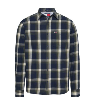 Tommy Jeans Camisa Flannel marino