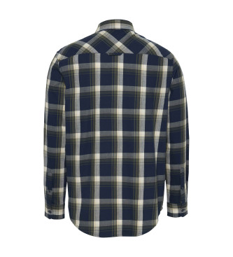 Tommy Jeans Camisa Flannel marino