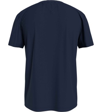 Tommy Jeans Puur Katoenen T-shirt Navy Logo