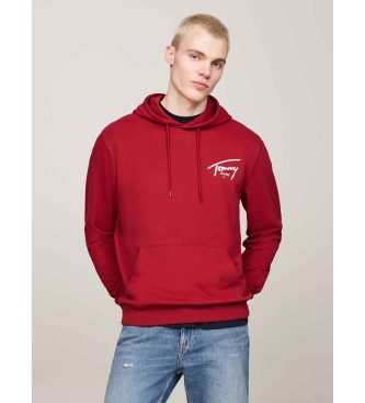 Tommy Jeans Sweatshirt Reg Entry Graphic vermelho