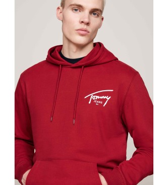 Tommy Jeans Sweatshirt Reg Entry Graphic vermelho