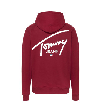 Tommy Jeans Sweatshirt Reg Entry Graphic vermelho