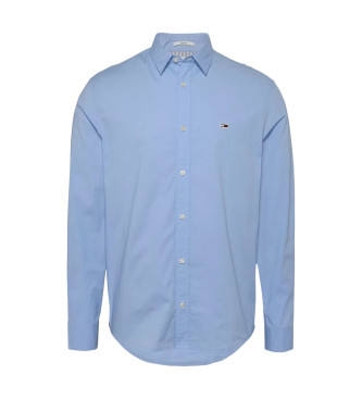 Tommy Jeans Camisa Reg Entry Poplin azul