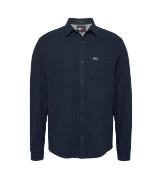 Tommy Jeans Camicia in flanella blu scuro