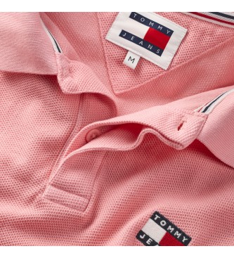 Tommy Jeans Regular Polo Rosa
