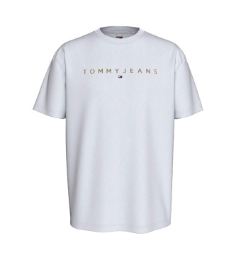 Tommy Jeans Reg Gold Linear Logo T-shirt wei