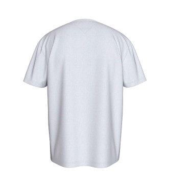 Tommy Jeans Camiseta Reg Gold Linear Logo blanco