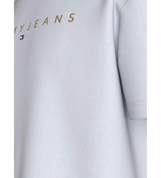 Tommy Jeans Reg Gold Linear Logo T-shirt wei