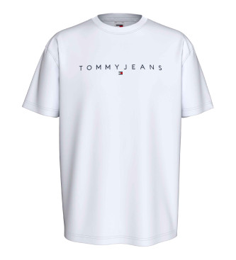Tommy Jeans Reg linearna majica bela