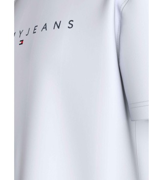 Tommy Jeans Reg linearna majica bela