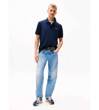 Tommy Jeans Regular fit marine poloshirt