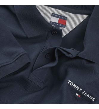 Tommy Jeans Regular fit navy polo shirt