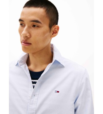 Tommy Jeans Oxford-Hemd in normaler Passform blau