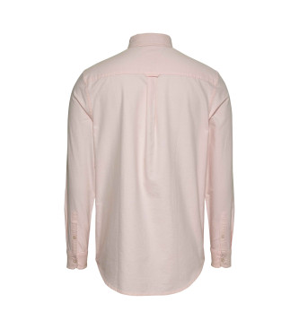 Tommy Jeans Oxford-Hemd in normaler Passform rosa