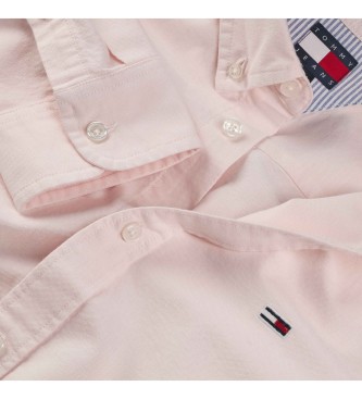 Tommy Jeans Camicia Oxford vestibilit regolare rosa