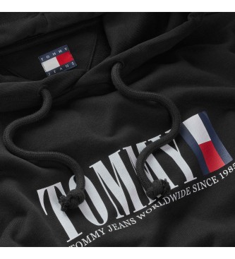 Tommy Jeans Sweat graphique noir