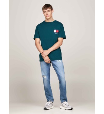 Tommy Jeans T-shirt avec logo au dos vert