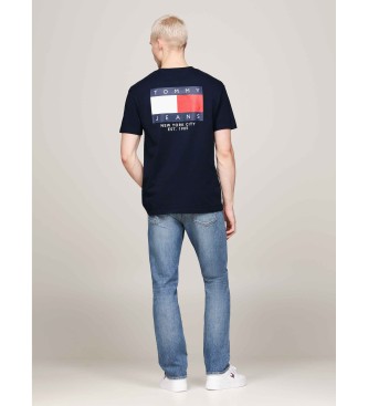 Tommy Jeans Camiseta con logo en la espalda marino