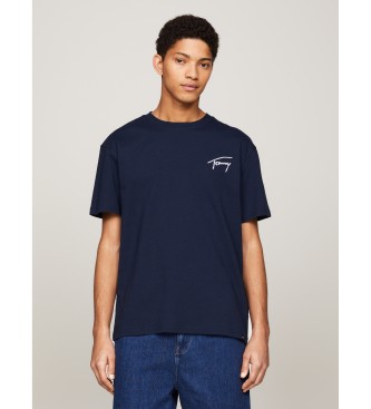 Tommy Jeans Reg Signature T-shirt navy