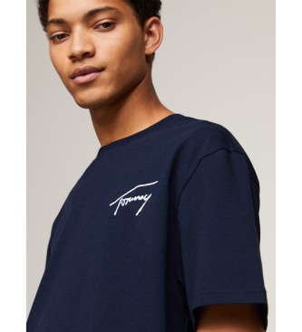 Tommy Jeans Reg Signature T-shirt navy