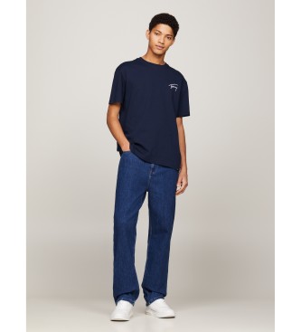 Tommy Jeans Reg Signature T-shirt navy