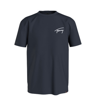 Tommy Jeans Reg Signature T-shirt navy