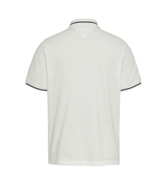 Tommy Jeans TJM short sleeve polo white ecru